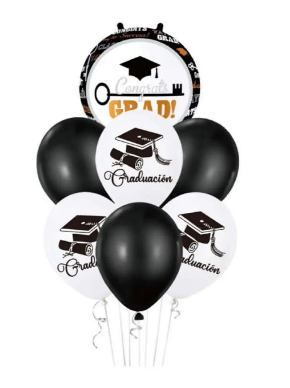 Set de globos decorativos graduación 1