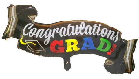 Globo metálico graduación 