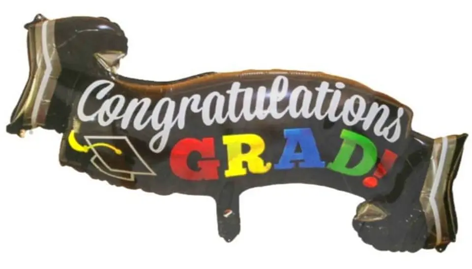 Globo metálico graduación  1