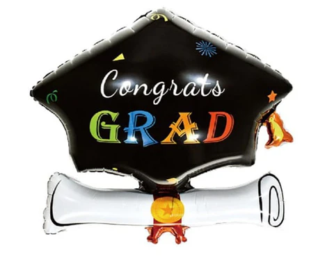 Globo metálico graduación 