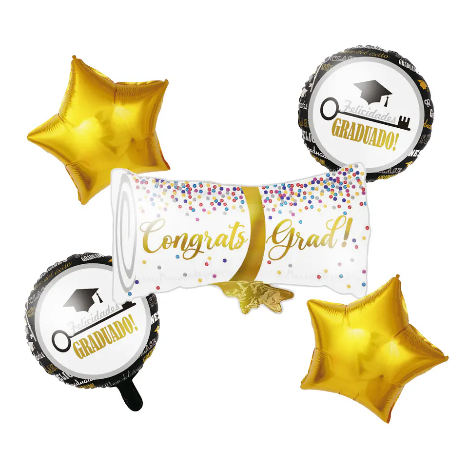 Set de globos decorativos graduado 1