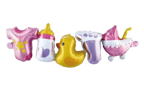 Guirnalda de globos decorativa niña 
