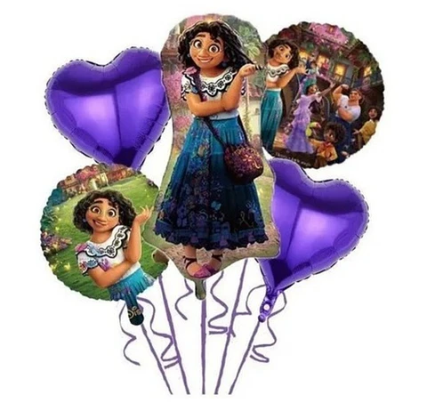 Set 5 Globos Encanto Mirabel