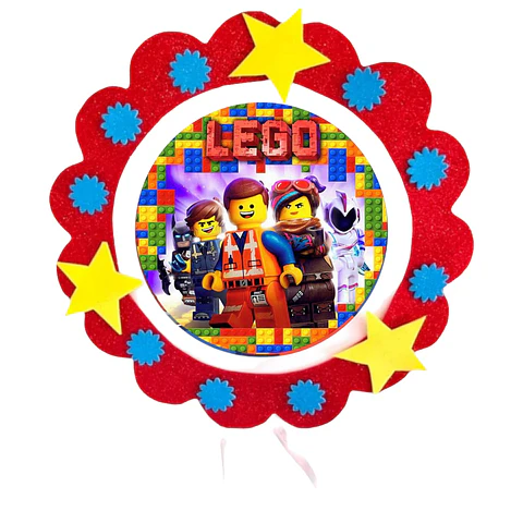 Piñata cumpleaños lego