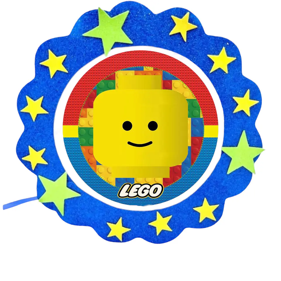 Piñata cumpleaños lego 1