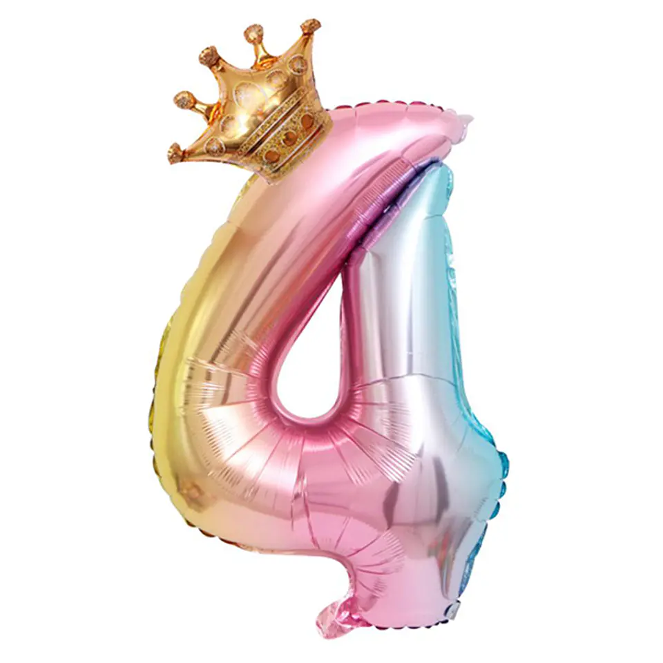 Números del 0-9 Multicolor Corona 5