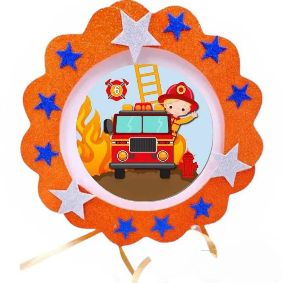Piñata bomberos 1