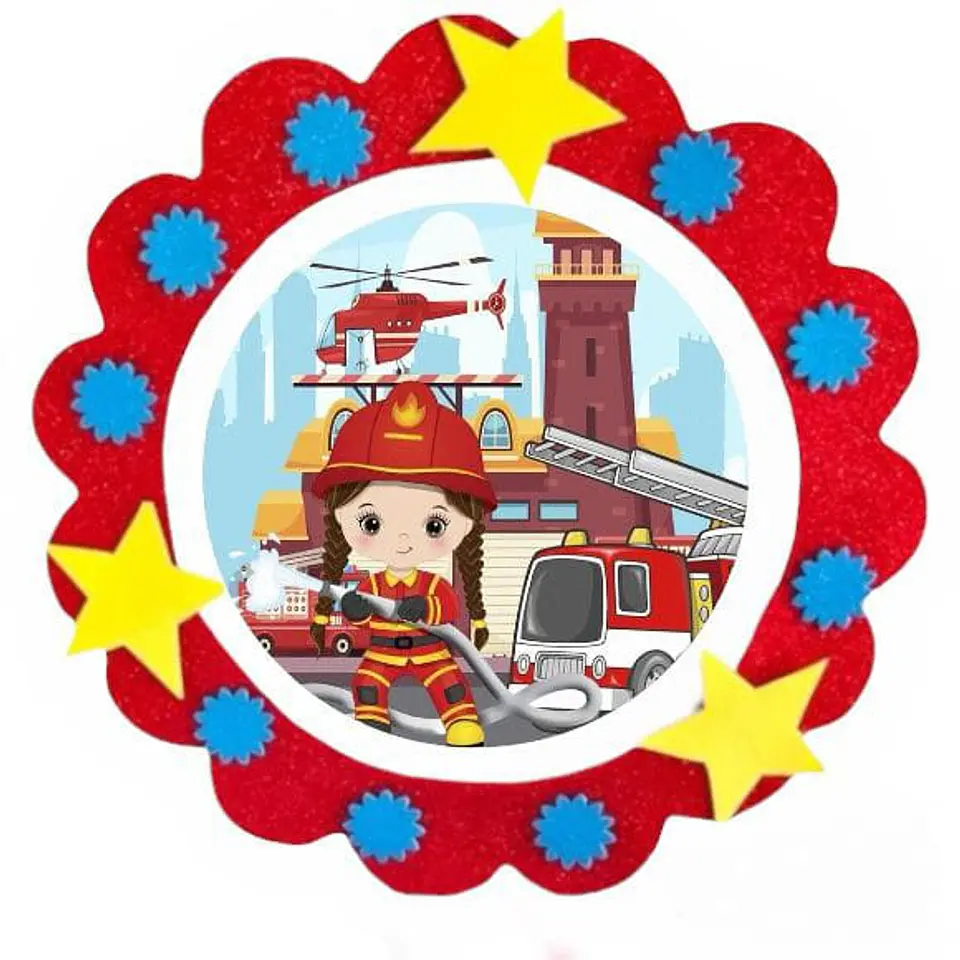Piñata bomberos 1