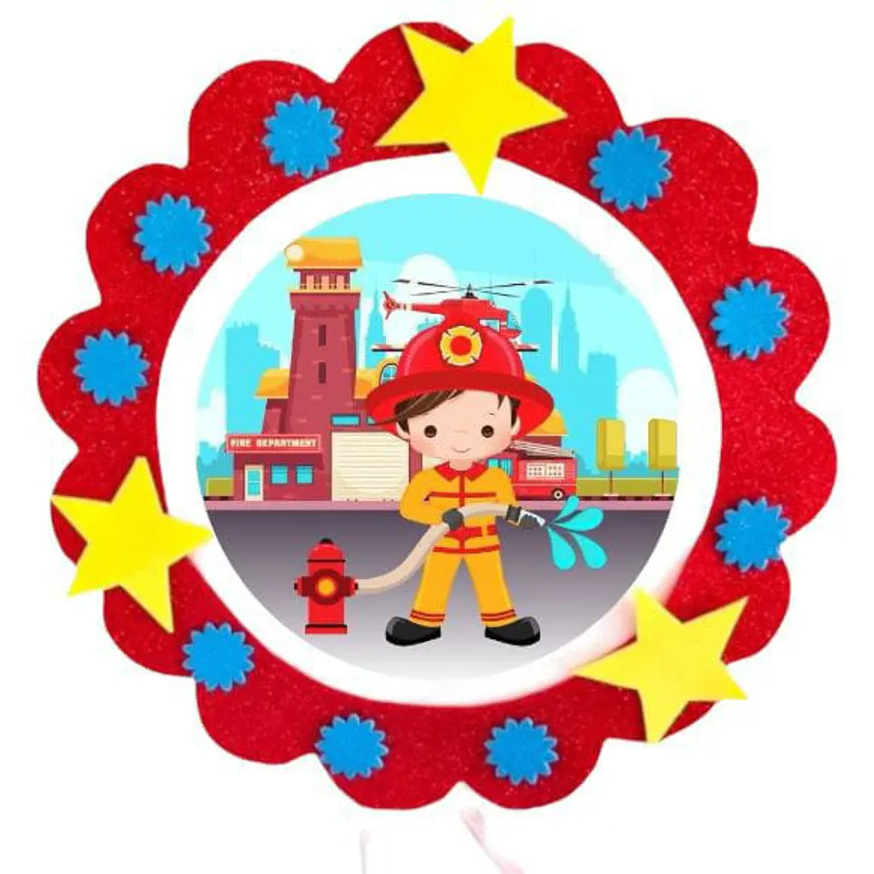 Piñata bomberos 1