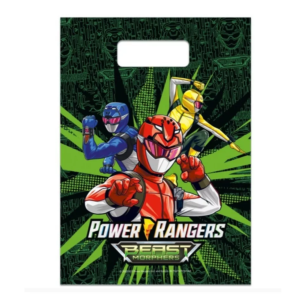 Bolsas Power Rangers 6 unidades