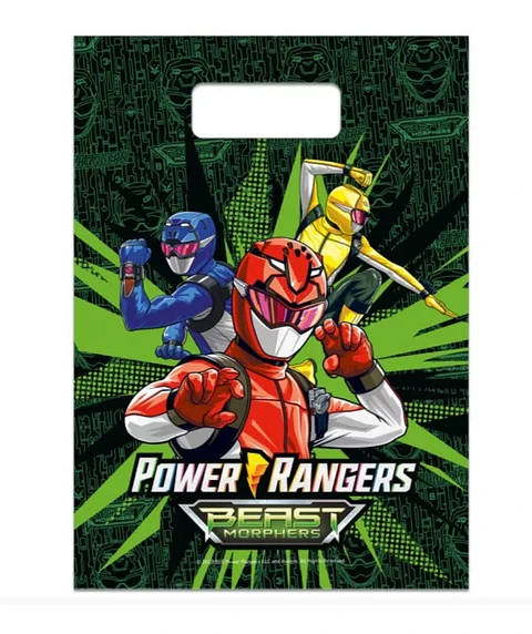 Bolsas Power Rangers 6 unidades
