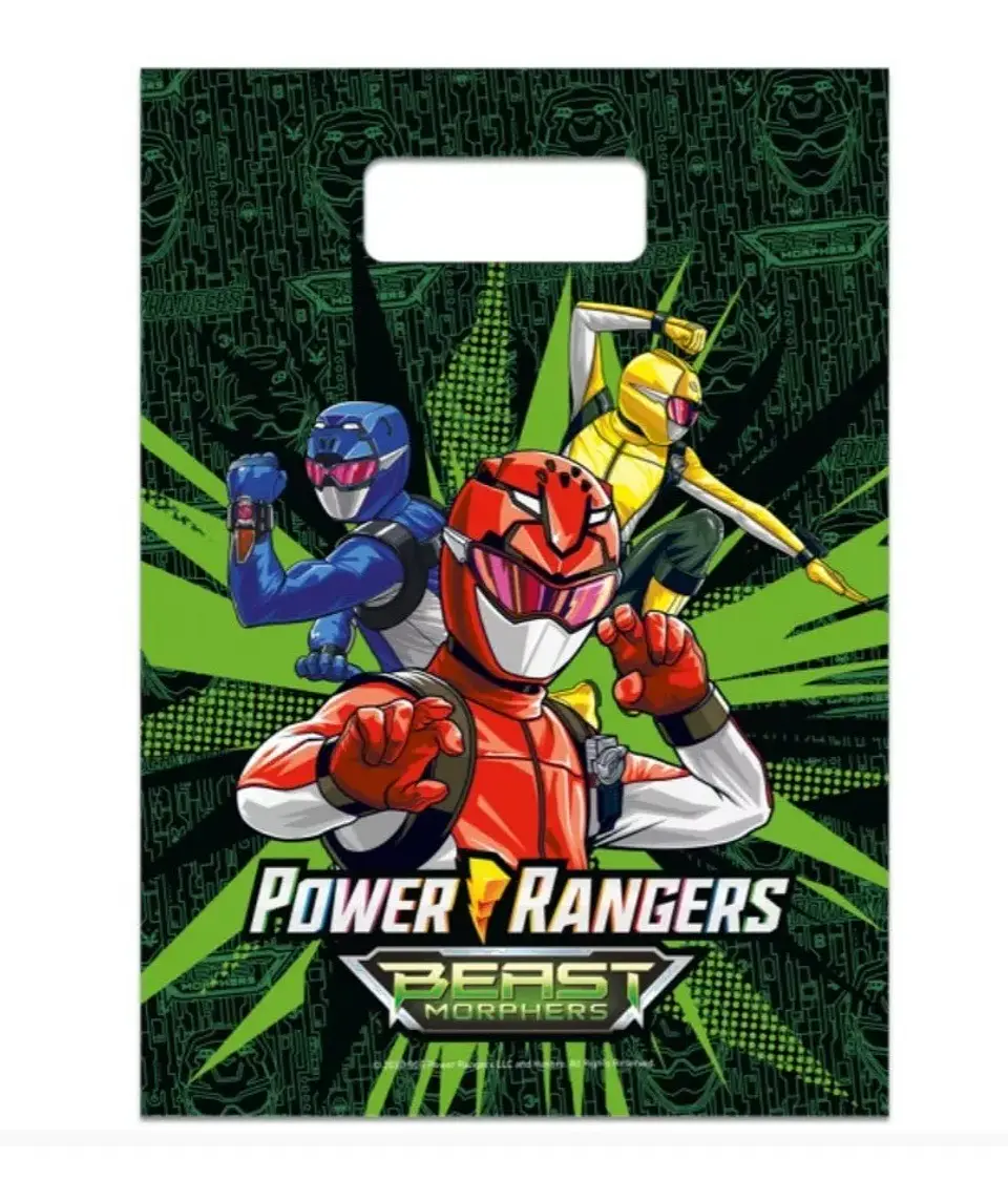 Bolsas Power Rangers 6 unidades 1