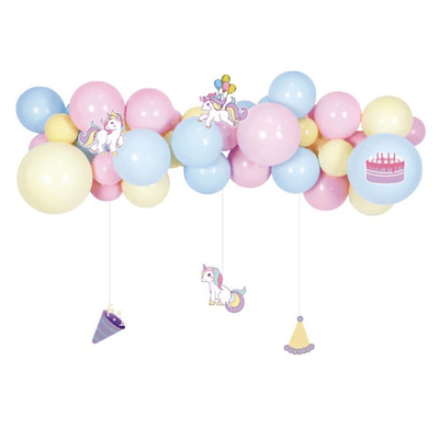 Guirnalda De Globos temática unicornio