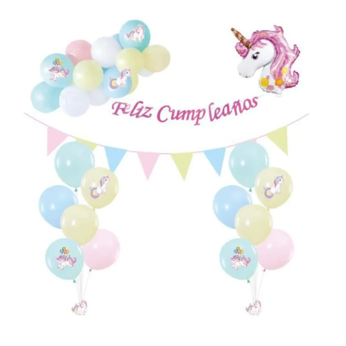 Decoración Temática Unicornio