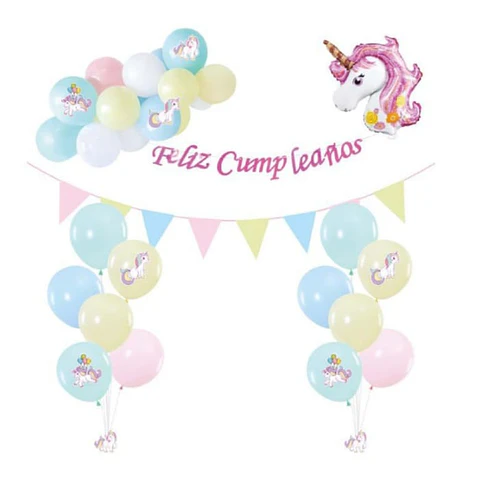 Decoración temática Unicornio