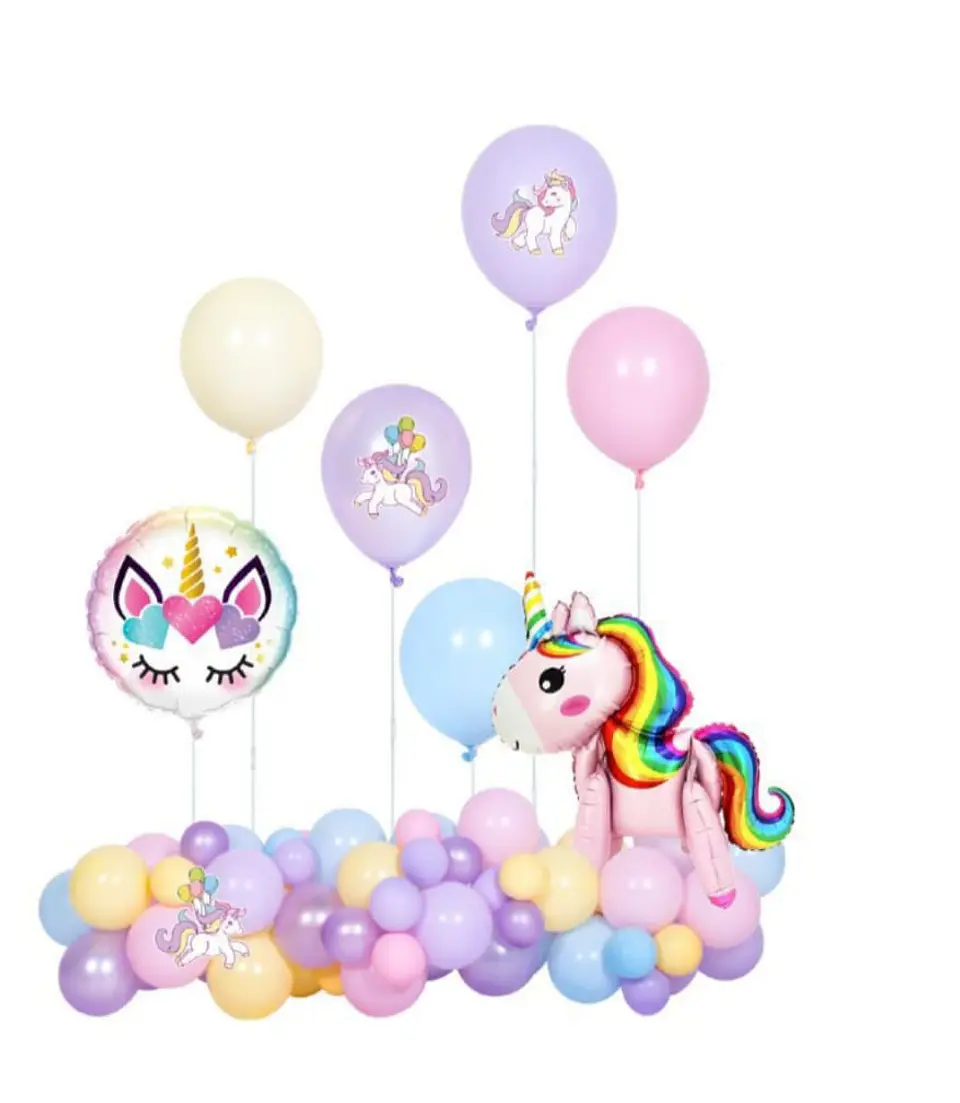 Decoración de globos Unicornio 1