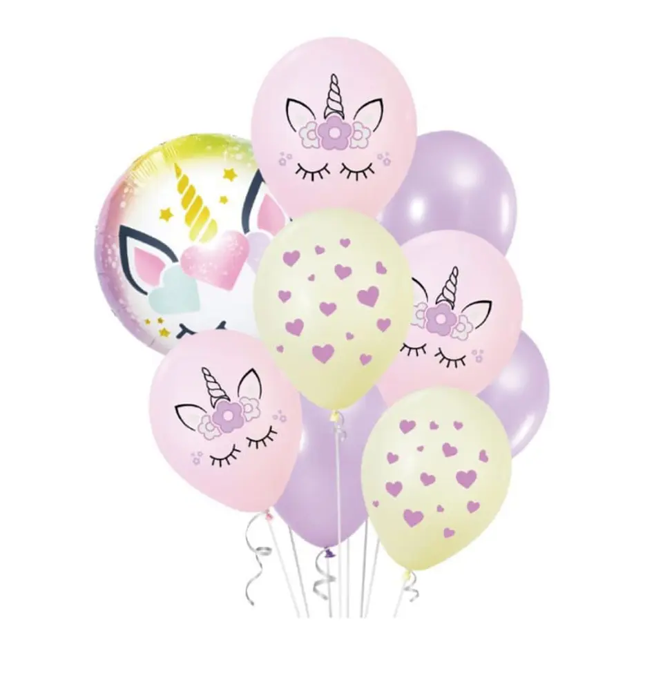 Set de globos Unicornio 1
