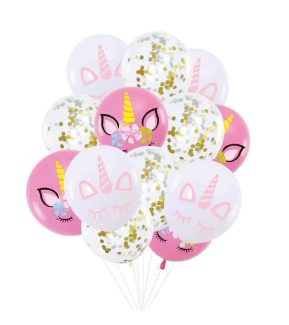 Set de globos Unicornio 1