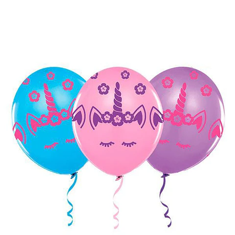 Set de globos Unicornio