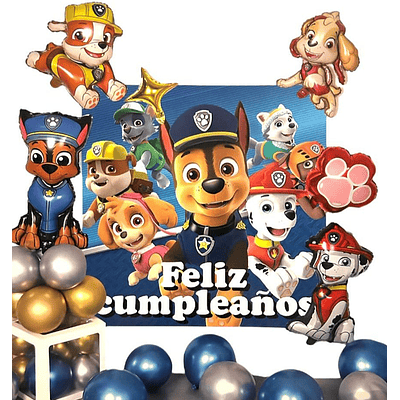 Decoración Completa temática Paw Patrol