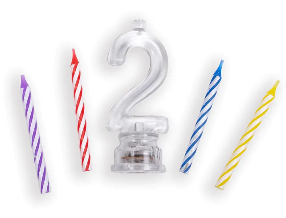 Vela LED numeral 2 1