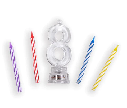 Vela LED numeral 8