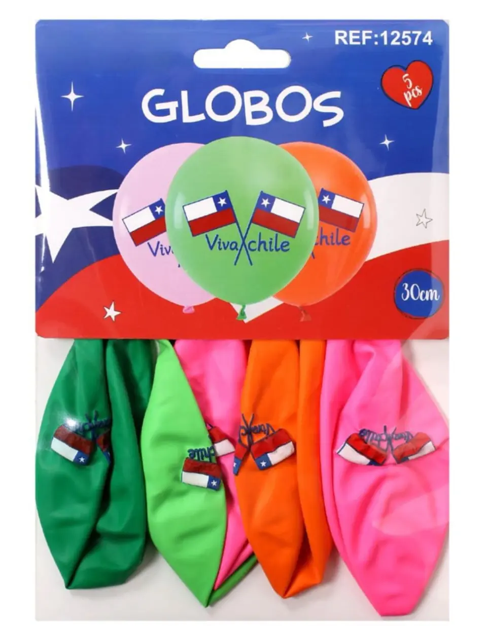 Set de Globos Viva Chile 2