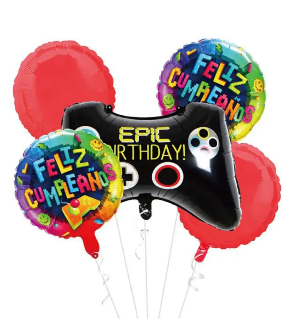 Set de globos gamer 1