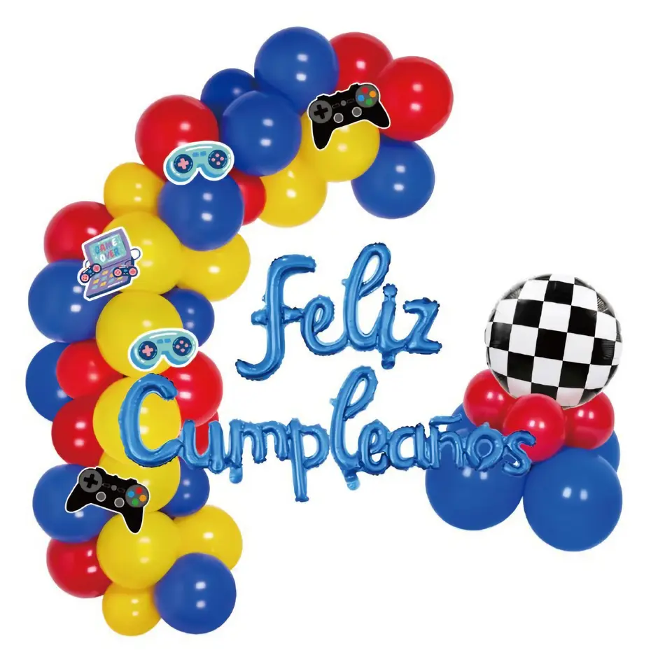 Pack arco de globos gamer 1