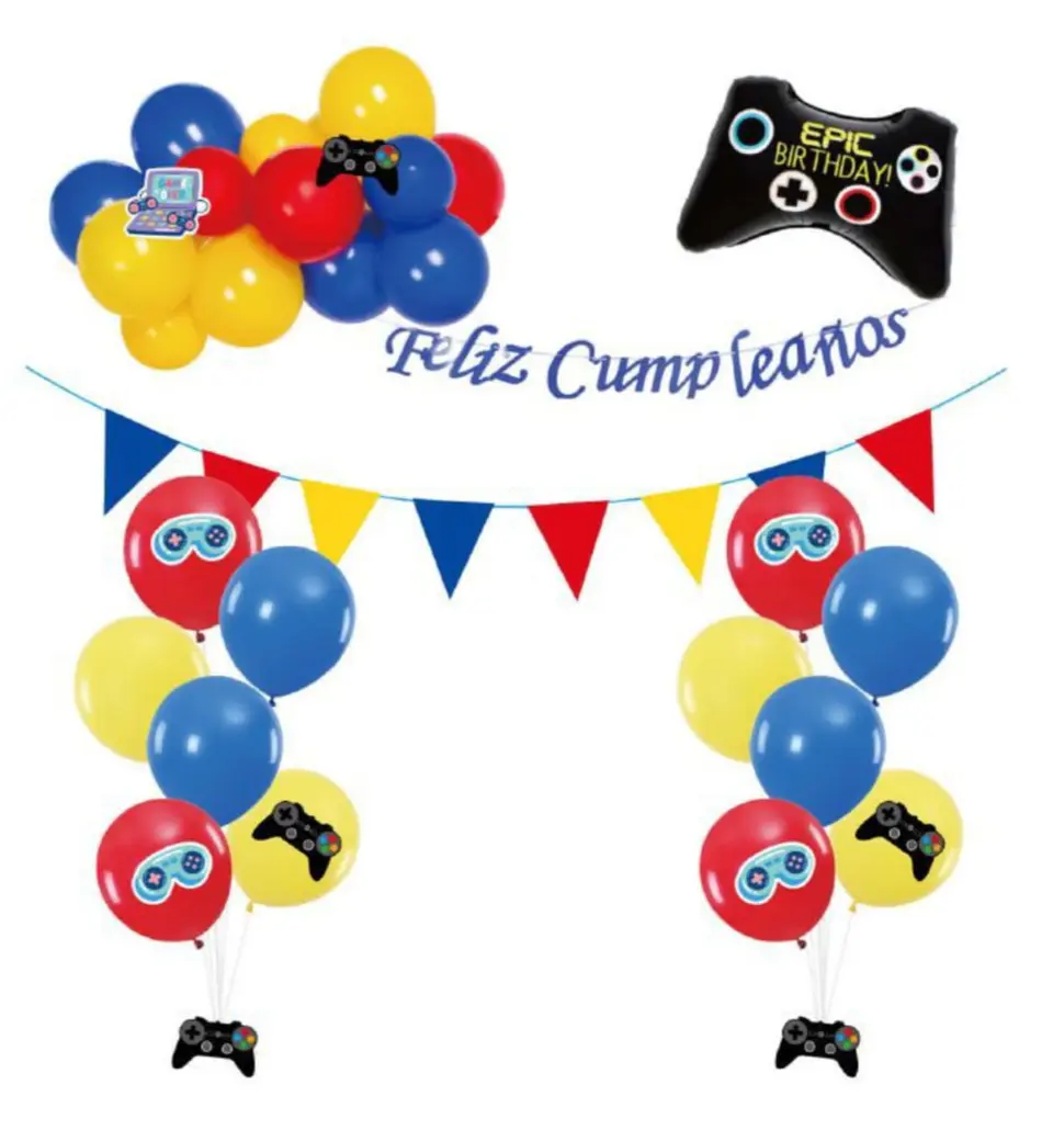 Pack globos gamer 1