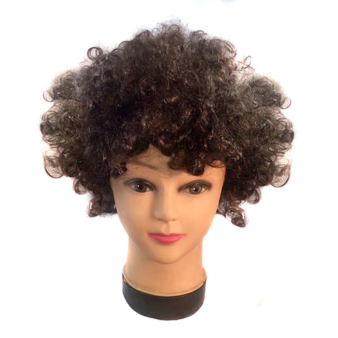 Peluca Afro color Cafe
