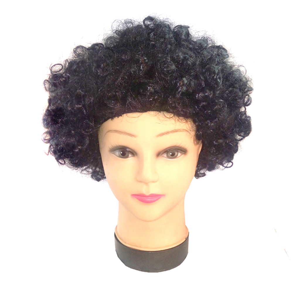 Peluca Afro color Negro