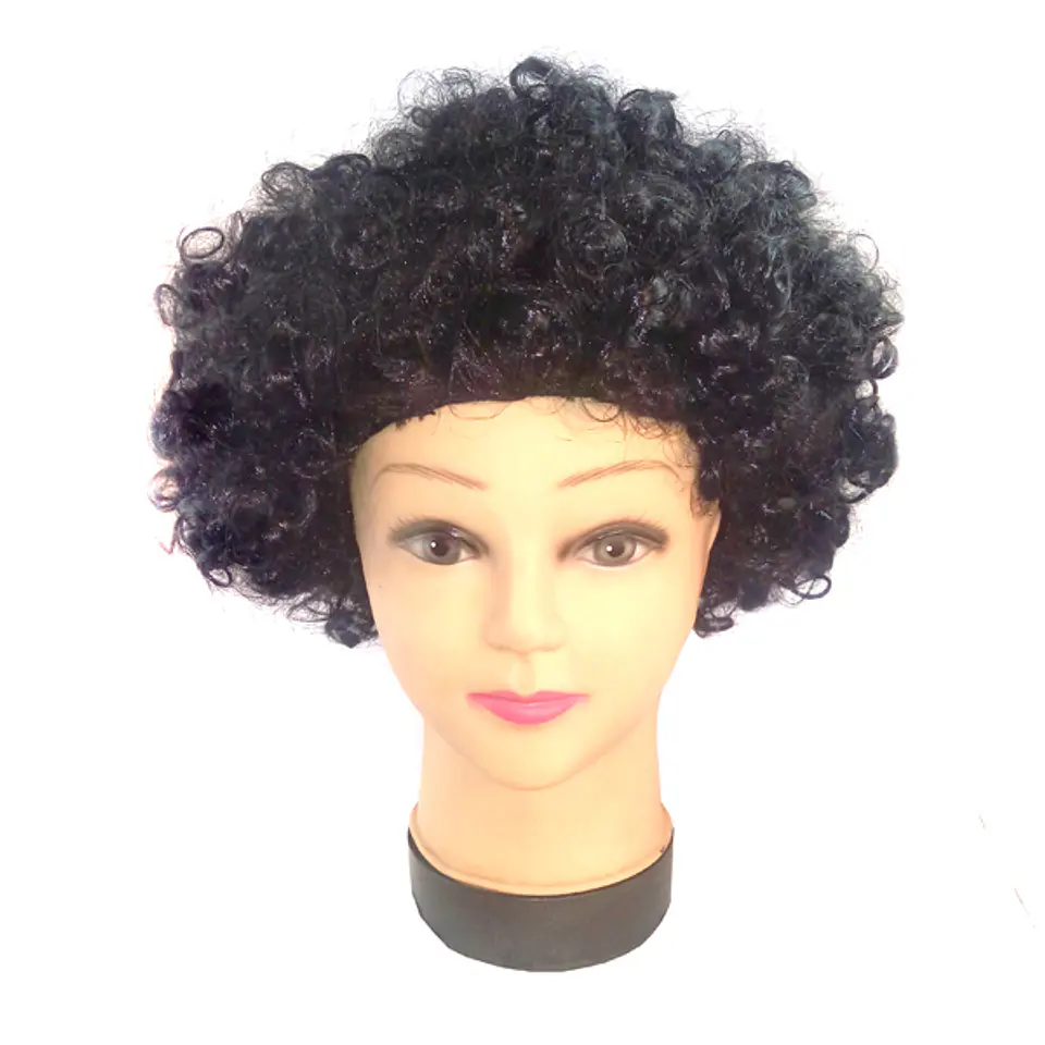 Peluca Afro color Negro 1