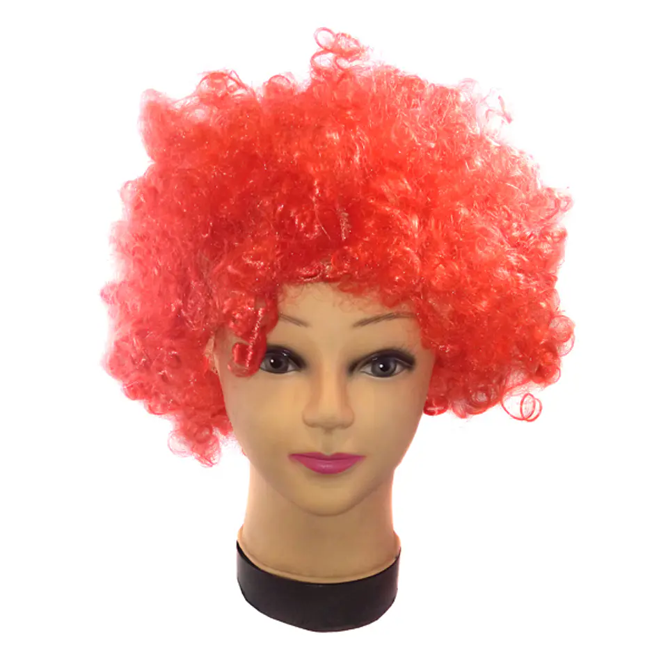 Peluca Afro color Rojo 1