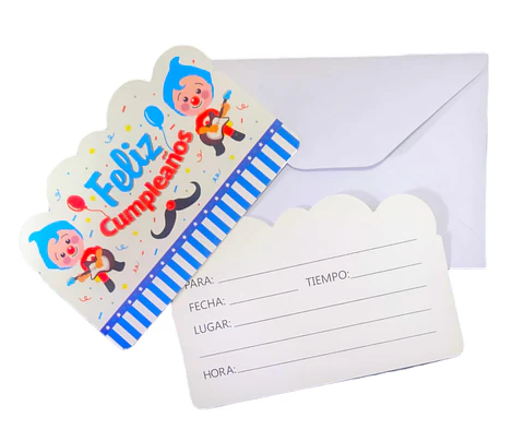 Invitaciones de Plim Plim