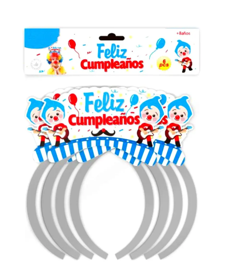 Cintillo Plim Plim 6 unidades 1