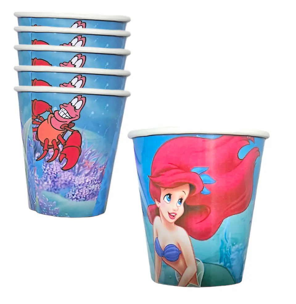 Vasos Ariel la sirenita  1