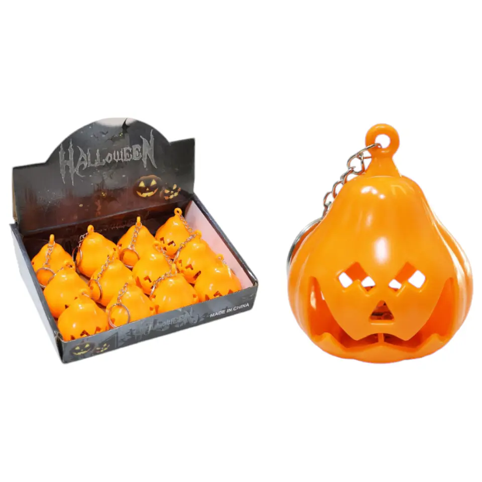 Recuerdo llavero calabaza con luz 1