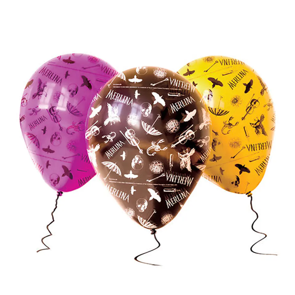 Globos Estampados Merlina  1