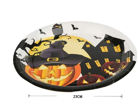 Platos Halloween x6 