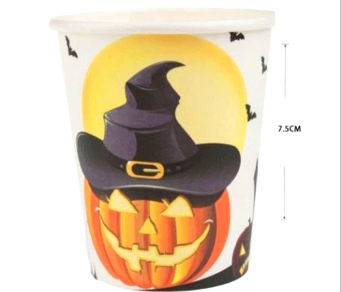 Vaso de Halloween x6 