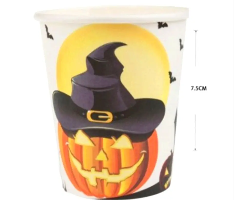 Vaso de Halloween x6  1