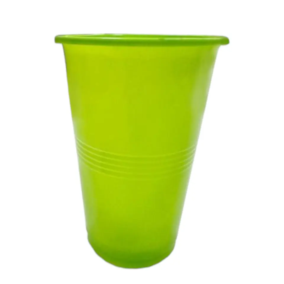 Vasos extra grandes 6 unidades verde 1