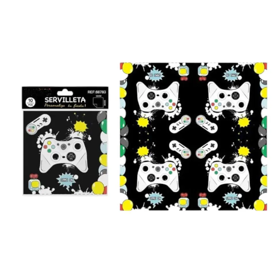 Servilletas Video juegos 1
