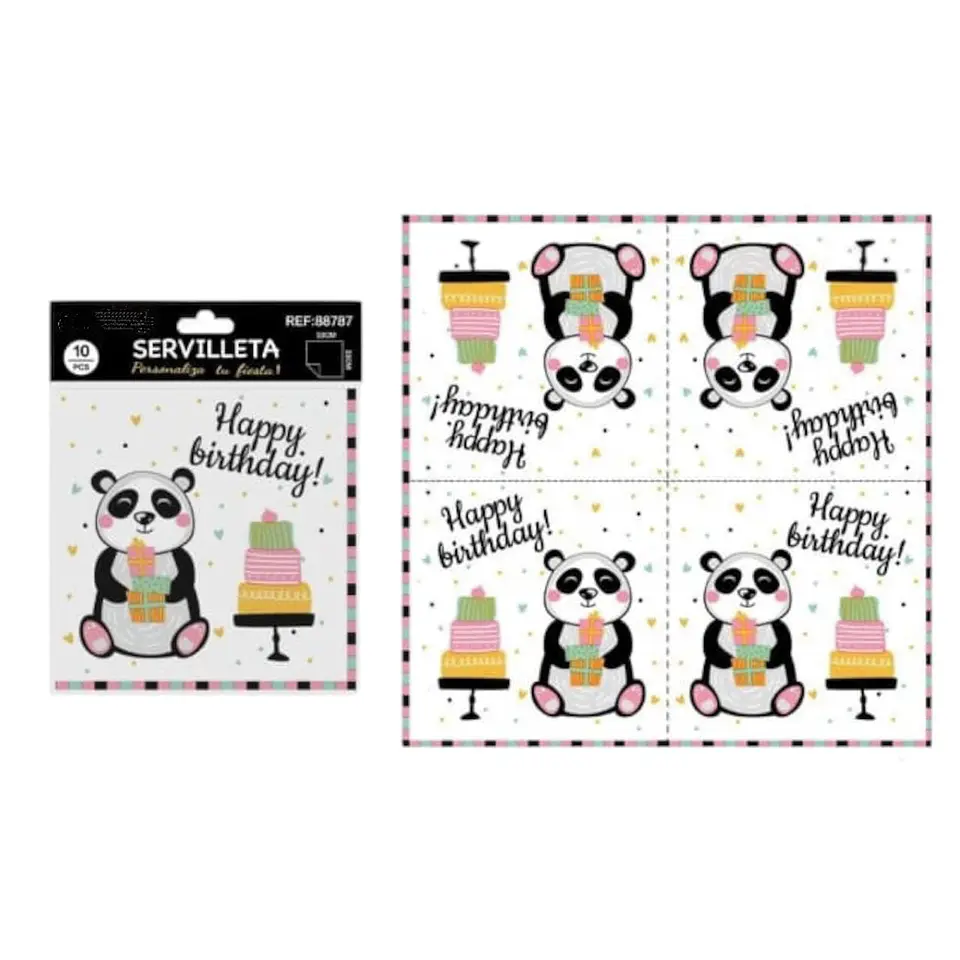Servilletas Panda 1