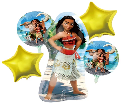 Globos Moana 5 piezas 