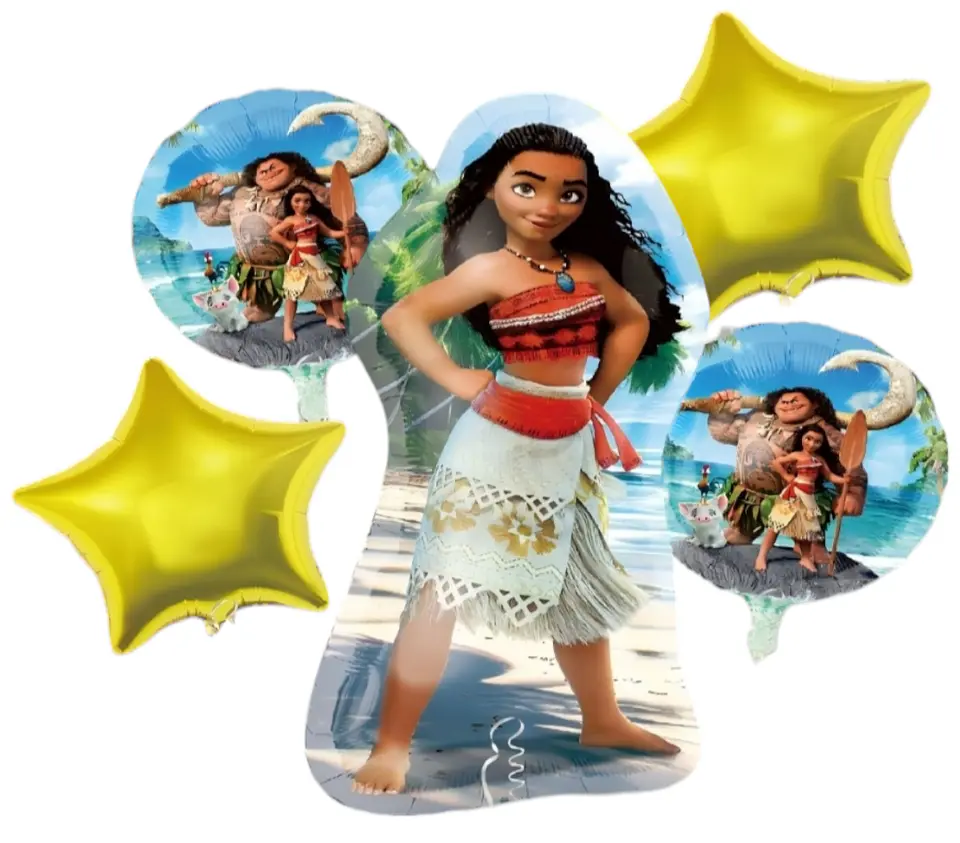 Globos Moana 5 piezas  1
