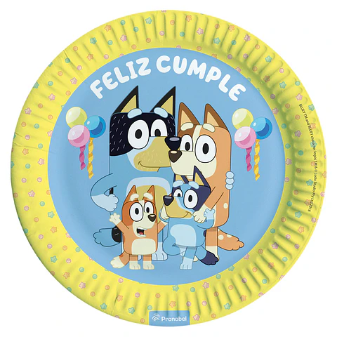 Platos Bluey x6