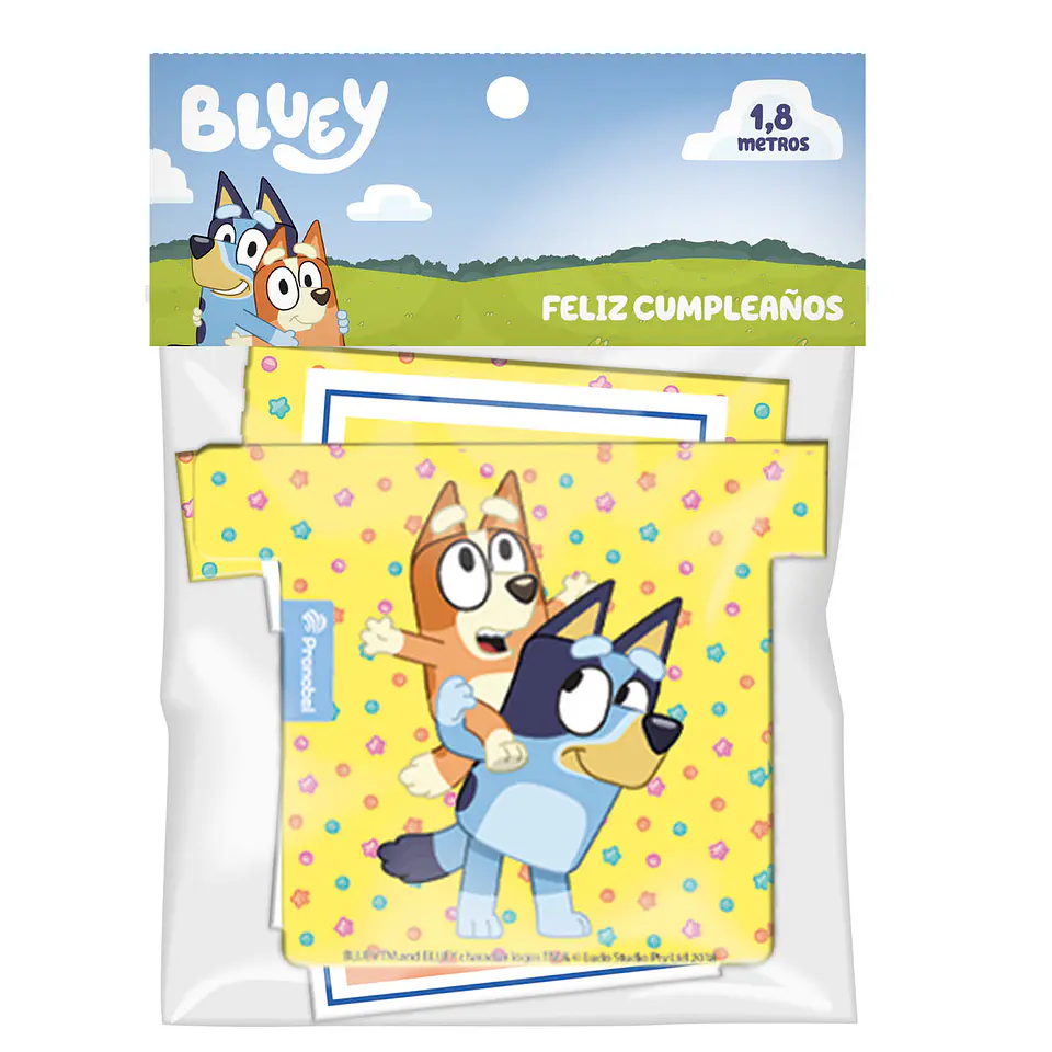 Guirnalda feliz cumpleaños Bluey 1