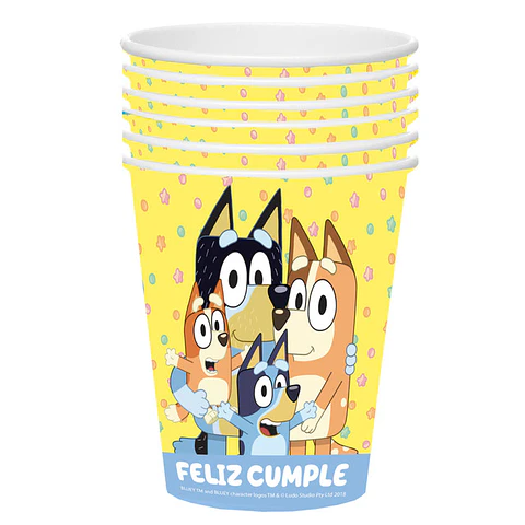 Vasos Bluey x6